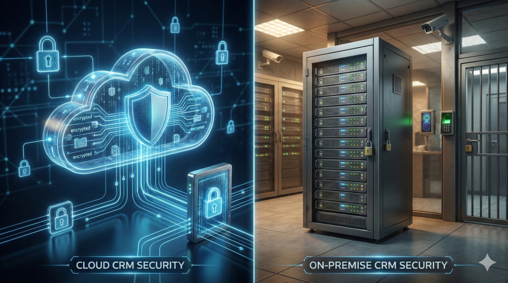Cloud CRM accessibility versus On-Premise CRM for remote and office teams
